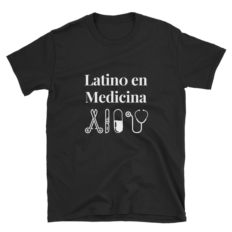 Latino en Medicina T-Shirt (Black)